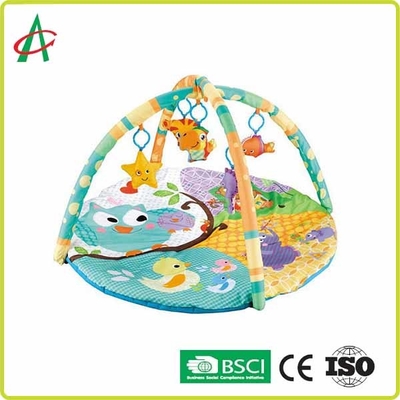 100% van het de Activiteitenspel van de polyester de Wasbare Draagbare Baby Gymnastiek Mat Infant Toddlers