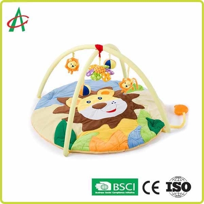 De wasbare Ronde Mat van de Babymat newborn tummy time gym van de Leeuwenpluche