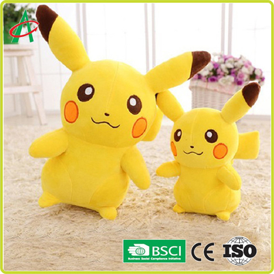 De leuke het stuk speelgoed van de de poppenpluche van beeldverhaalpikachu pop van het kabi dierlijke hoofdkussen
