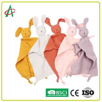 OEM Mousseline Pasgeboren Dekbed Toy Organic Cotton Stuffed Animal