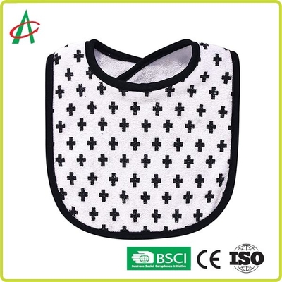 100% de gekamde Katoenen Absorberende Unisex-Baby kwijlt Slabben met Regelbare Breuk