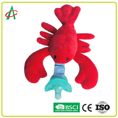 Het wasbare Certificaat van Toy Pacifier Clip CE/BSCI van de Fopspeenpluche