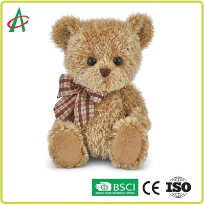 10.5 " X 7“ Shaggy Brown Plush Teddy Bear voor Valentine Gift
