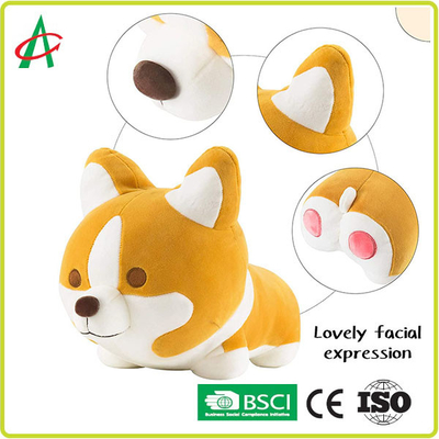 ODM Shiba Inu Gevuld Stuk speelgoed, en71-1-2-3 Leuk Corgi Pluchehoofdkussen