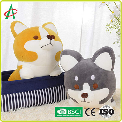 ODM Shiba Inu Gevuld Stuk speelgoed, en71-1-2-3 Leuk Corgi Pluchehoofdkussen