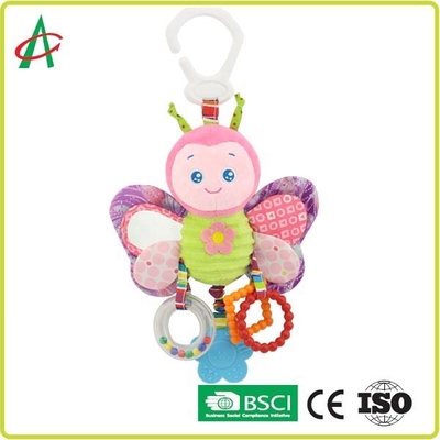 EN71 25cm de Zachte Rammelaars van de Pluchebaby met Tanden kauwt en weerspiegelt