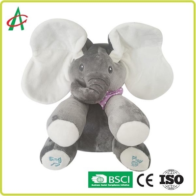 CPSIA-Speelgoed van de Veiligheidsnormhet Muzikale Pluche, 25cm Baby Muzikale Olifant