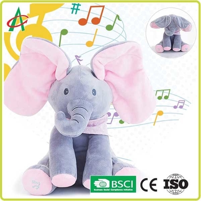 CPSIA-Speelgoed van de Veiligheidsnormhet Muzikale Pluche, 25cm Baby Muzikale Olifant