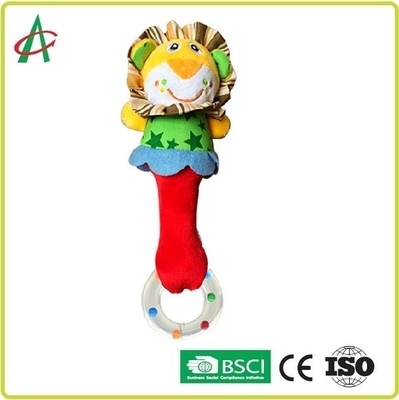 Pp-Katoenen LDPE Teether van Shaker Baby Plush Rattle Veilige Zachte Stof