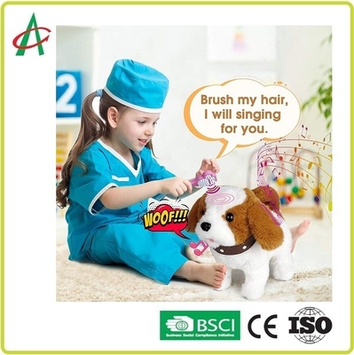 9.8“ het Interactieve Gevulde Puppy het Lopen het ontschorsen zingen
