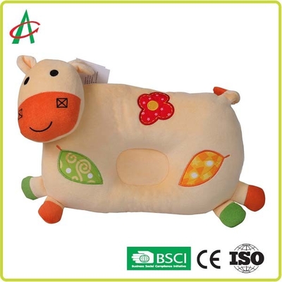 Het Hoofdkussen van de de Pluchekoe van de polyestervezel, 28cmx22cm de Dierlijke Hoofdkussens van Kinderen