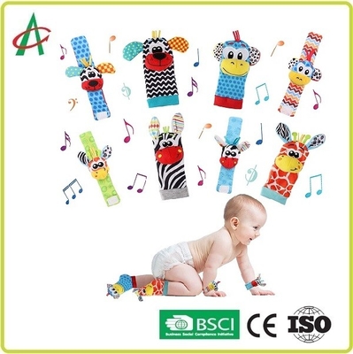 3,36 Ons van de Babypluche de Rammelaar, ASTM-Voet en Polsrammelaars
