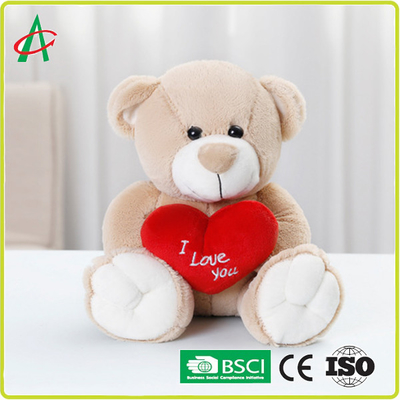 Angelber 33cm Teddy Bear Hugging een Hart Super Zacht Veilig Materiaal 100