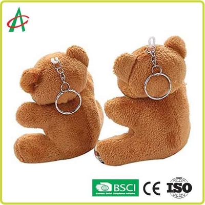 8cm de Sleutelringsbsci certificaat van Plucheteddy bear handcraft with metal