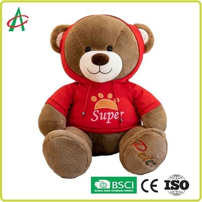 Ce 30cm Pluche Teddy Bear Reinforced Stitching With Hoodie