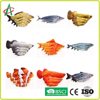 Simuleer ISO9001-het Stuk speelgoed van de Huisdierenpluche, kauwen de Vissen Stuk speelgoed 30X13X5cm
