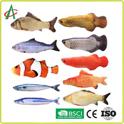 Simuleer ISO9001-het Stuk speelgoed van de Huisdierenpluche, kauwen de Vissen Stuk speelgoed 30X13X5cm