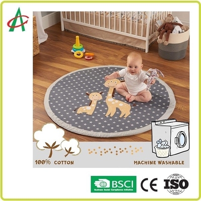 Spel Mat Super Soft Textured Fabrics van de Misstap niet EN71 het Wasbare Baby