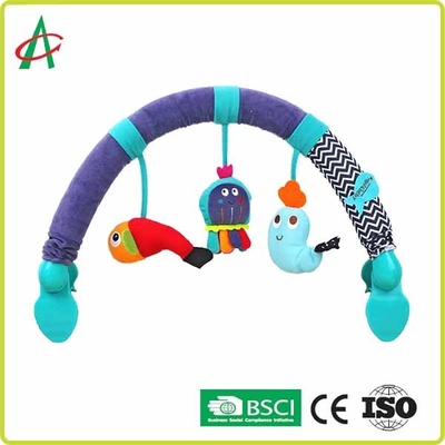L67cm Spiraalvormige Kinderwagen Toy Infant Pram Stroller With BB Squeaker