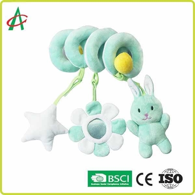 Pasgeboren 20cm Spiraalvormige Kinderwagen Piepend Toy With Rattle And BB