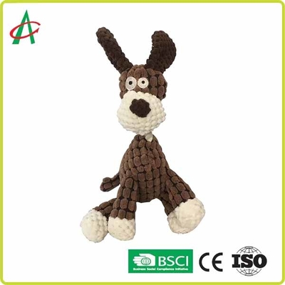 Duurzaam Huisdier Interactief Piepend Toy Donkey Plush Pet Toys voor Puppy en Middelgrote Honden
