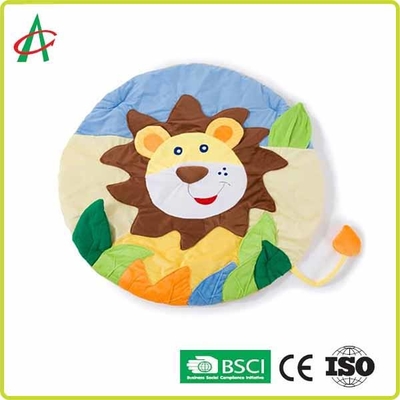 De wasbare Ronde Mat van de Babymat newborn tummy time gym van de Leeuwenpluche