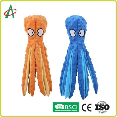 Speelgoed van de de Pluchehond van de douaneoctopus het Duurzame Onverwoestbare met Squeakers