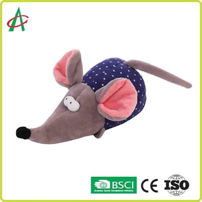 Onverwoestbare Cat And Dog Squeaky Soft-Stuk speelgoed van de Speelgoed het Muis Gevormde Pluche