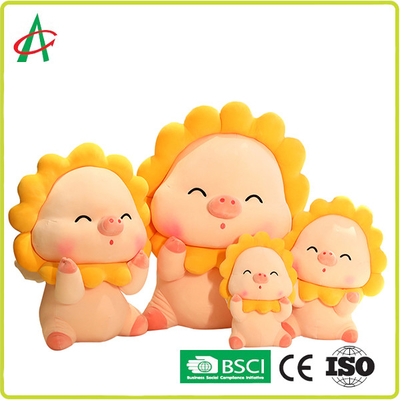 Varkenspluche Toy Doll Pillow Sun Shape Toy Bed Super Soft Plush Toy Holiday Gifts