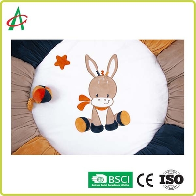 Het AZO Vrije van de de Babygymnastiek van de boastof Speelgoed van het Spelmat with mini plush animal