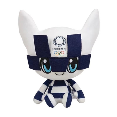 ASTM Wasbaar Tokyo 2021 Olympisch Speelgoed van de Mascottepluche