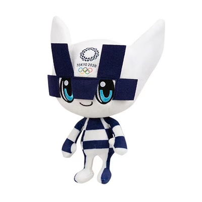ASTM Wasbaar Tokyo 2021 Olympisch Speelgoed van de Mascottepluche