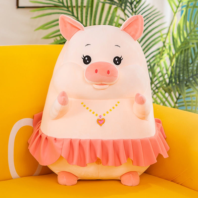 OEM Wasbare 20in Leuke Varkenspluche Toy Pillows For Girls