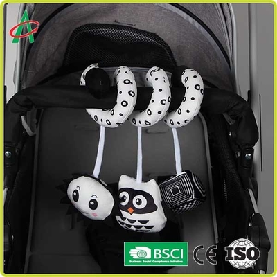 Van de de Nalevings de Veilige Pluche van ASTM EN71 Spiraalvormige Kinderwagen Toy For Baby
