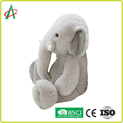 30cm Grey Cuddly Stuffed Elephant Plush Stuk speelgoed Aanvaardbaar OEM