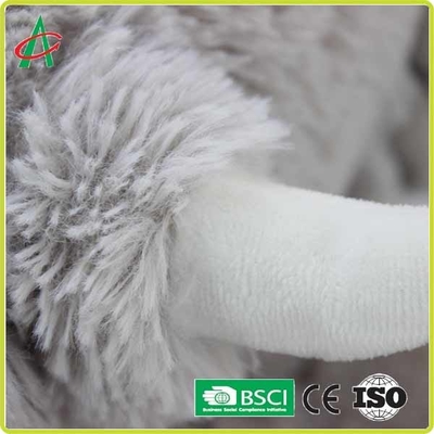 30cm Grey Cuddly Stuffed Elephant Plush Stuk speelgoed Aanvaardbaar OEM