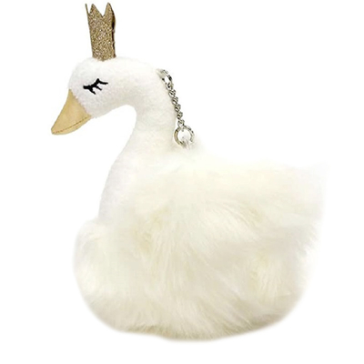 CPSIA Gevulde Zwaanprinses Flash Key Chain voor Meisjes