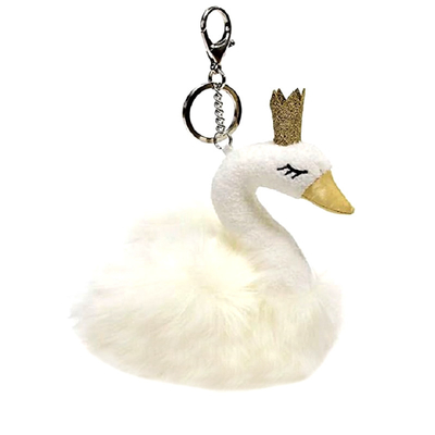 CPSIA Gevulde Zwaanprinses Flash Key Chain voor Meisjes