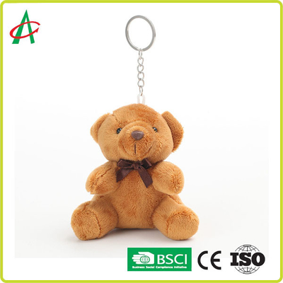 CPSIA-Pluche Klein Teddy Bear Keyring 10cm Hoogte