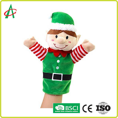 Volledige Handcraft Naaiende de Pluchehandpoppen van BSCI voor Kerstmis