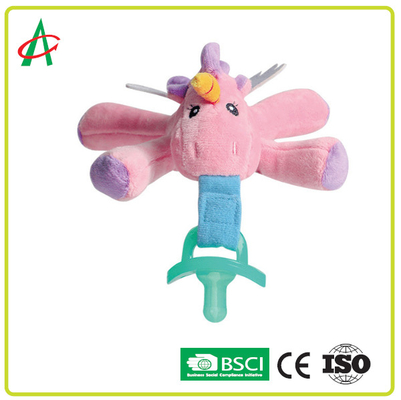 Het wasbare Certificaat van Toy Pacifier Clip CE/BSCI van de Fopspeenpluche