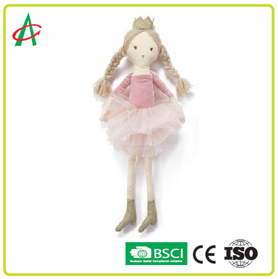 Gevuld de Pluchedoll van BSCI EN71 pp Katoen in Balletkleding
