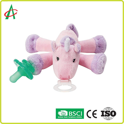 7 &quot; x 6“ Leuk Unicorn Stuffed Animal With Pacifier